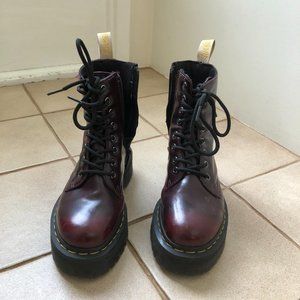Dr. Martens cherry Jadon II vegan boots